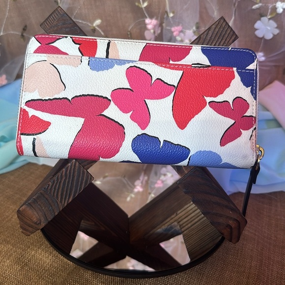 NWT KATE SPADE Butterfly Wallet Full Zip - Picture 5 of 12